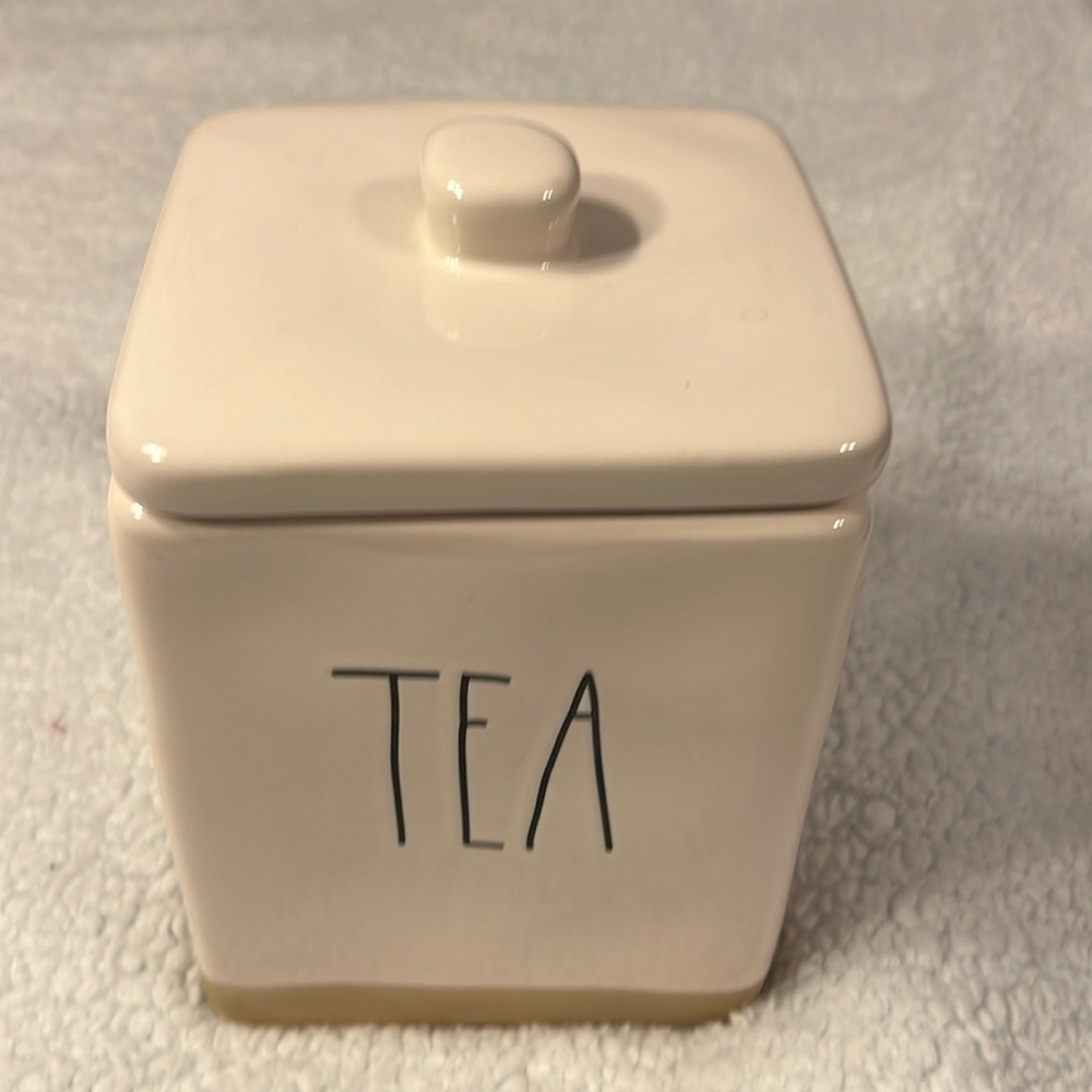 Rae Dunn "Tea" Canister Square